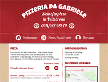 Tablet Screenshot of pizzeria-da-gabriele.de